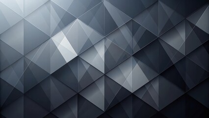 Obraz premium Modern minimalist abstract design featuring dark grey angled geometric shapes with subtle gradient effect