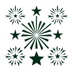 Obraz premium usa vector design set