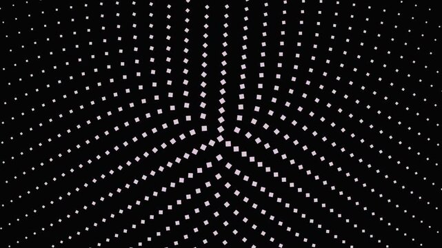Halftone square pattern background - seamless loop animation