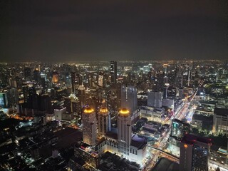 Obraz premium time lapse of city at night