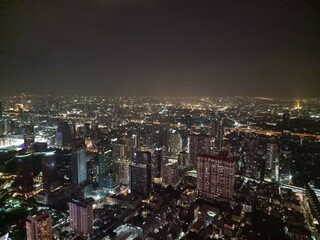 time lapse of city at night