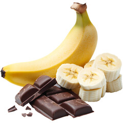 chocolate and banana	
