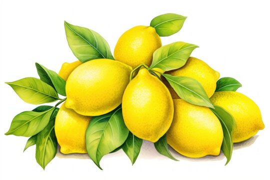 recommend clip art: Lemon fruit plant food.