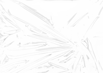 Plastic Wrinkles texture, pvc warp transparent and isolated background.