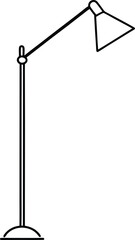 Adjustable Floor Lamp Modern Design for Home Office or Living Room