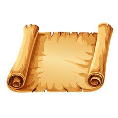 scroll of parchment vector history graphic design