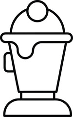 Creamy Delight Whipped Ice Cream Blender Recipe Illustration