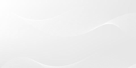 abstract white background with gradient color and artistic dynamic line decoration