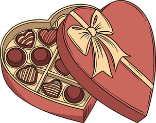 heart shaped chocolate cake