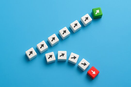 Diverging paths choosing the right direction for success