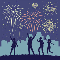 happy new year fireworks
