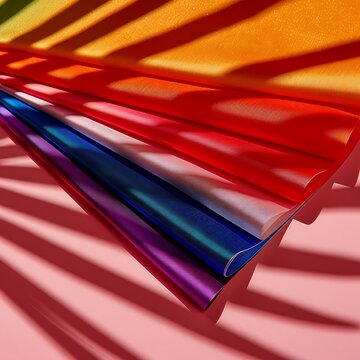 Pantone-Style Swatch Book Mockup Showcasing Vibrant Jewel Tones With Realistic Paper And Fabric Textures, Designed For Fashion Designers, Print Professionals, And Creative Directors Requi