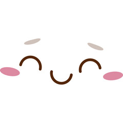 emoji smiley face vector line icon. Doddle emoticons vector illustration on isolated background. Happy, smiley, winky face sign business concept. Neutral Expression Cute Smiley