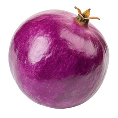 Purple Fruit Isolated on White Background
