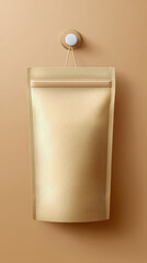 Stylish bag mockup designed for showcasing chips packaging, perfect for marketing and presentation purposes