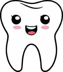 Dental care logo vector illustration with tooth, teeth and toothpaste