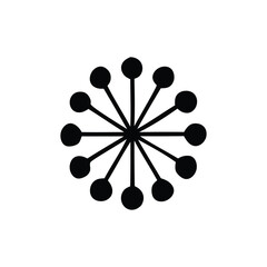 Abstract Circular Network Design  Connecting Dots, Nodes, and Relationships