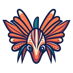 Fototapeta premium lionfish, undersea animal, vector, transparent background, creature, pterois, fish, animal, ocean, nature, aquarium, pattern, marine, underwater, tropical, icon, cute, colorful