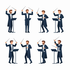 Conductor orchestra professional concert performance symphony music