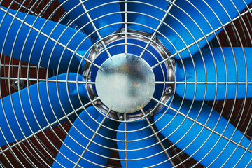 Industrial ventilator fan, colorful abstract industry pattern