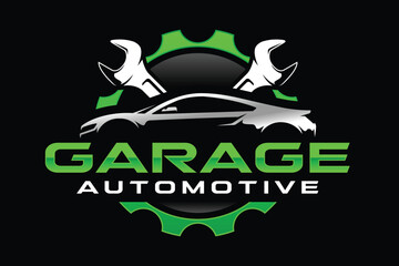 Fototapeta premium Garage automotive