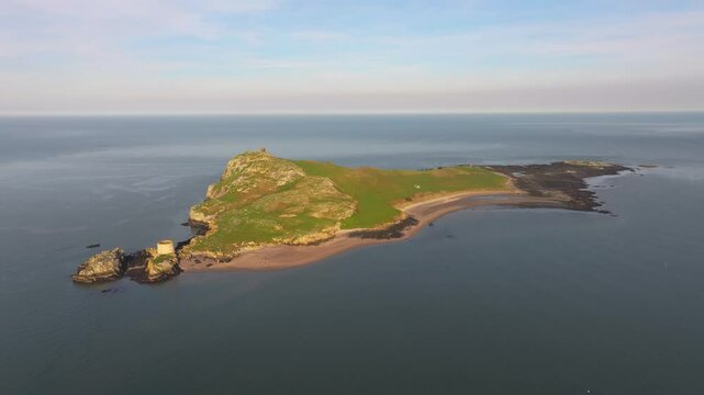 Aerial View of Ireland&rsquo;s Eye and Howth Peninsula - 4K Cinematic Drone Footage 05.16