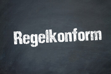 Obraz premium Regelkonform 