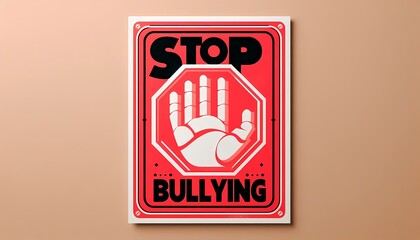 Vibrant Poster Conveying Message for Anti-Bullying Awareness Campaign