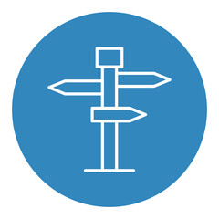 Directional Sign Icon