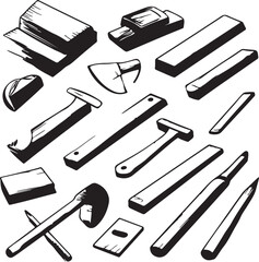 set of tools vector