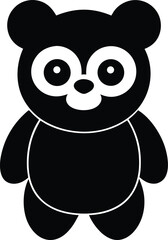Adorable Panda Bear Illustration Cute Cartoon Character Design