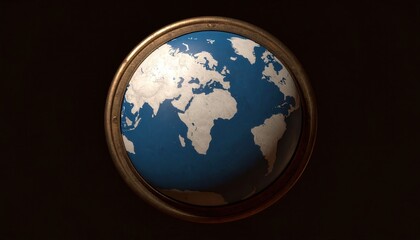 Fototapeta premium Exploring the Globe: A Detailed Look at World Geography
