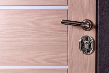 Modern style door handle and lock
