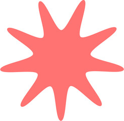 red paint splashes