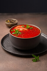 tomato soup with basil
