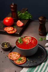 tomato soup with basil
