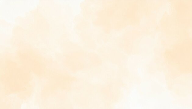 Watercolor painting light cream water effect background