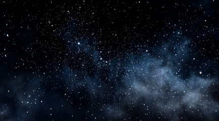 Obraz premium Stars scattered across dark night sky evoke sense of wonder and awe