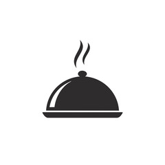 Restaurant food service hot dish cloche icon