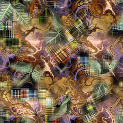 watercolor digital background seamless pattern