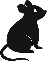 black and white mouse
