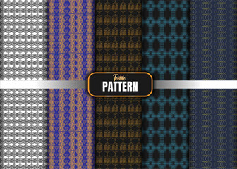 Modern seamless textile pattern on white backgrounds. Simple illustrations.