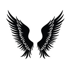 Spooky Halloween Background Pattern Featuring an Assortment of Black Bat Silhouettes and Wing Designs	