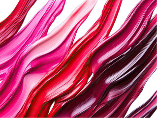Obraz premium Abstract paint swirls in vibrant pinks, reds, and purples