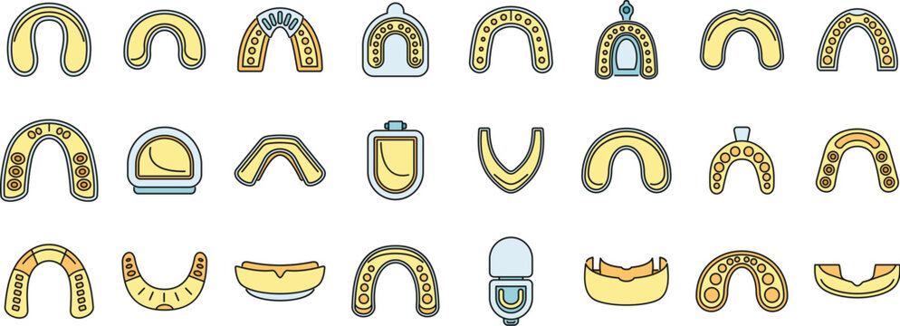 Different types of mouthguards for protecting teeth during sports and bruxism