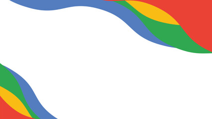 Rainbow colorful wave with white backgrounds with luxury design vector eps 10	