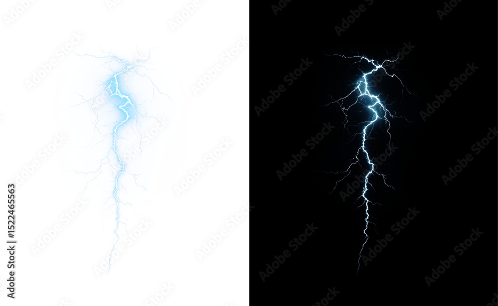 Poster lightning, storm, thunder, light, flash — explosive png storm effect with electric power and thunder