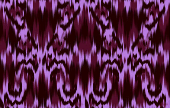 Fototapeta Design ikat pattern abstract geometric ikat ethnic, folk pattern Aztec style, Gyp sy, Mexican, Indian, Scandinavian, design ikat for background, wallpaper, carpet, wrapping, fabric, textile fashion. 