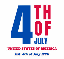 Celebrate freedom with this vibrant 4th of July vector, perfect for Independence Day designs!