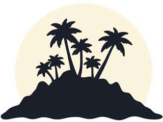 palm trees on the beach